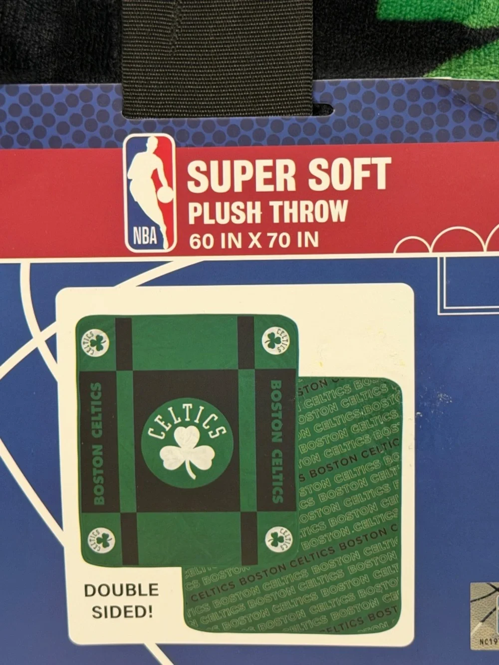 New NBA Boston Celtics Plush Super Soft Throw Blanket 60X70